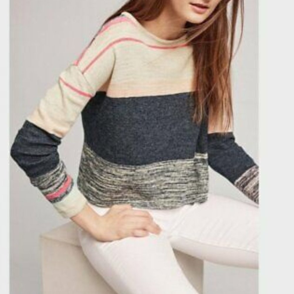 Anthropologie Moth Samedi Boxy Pullover - size XS/S